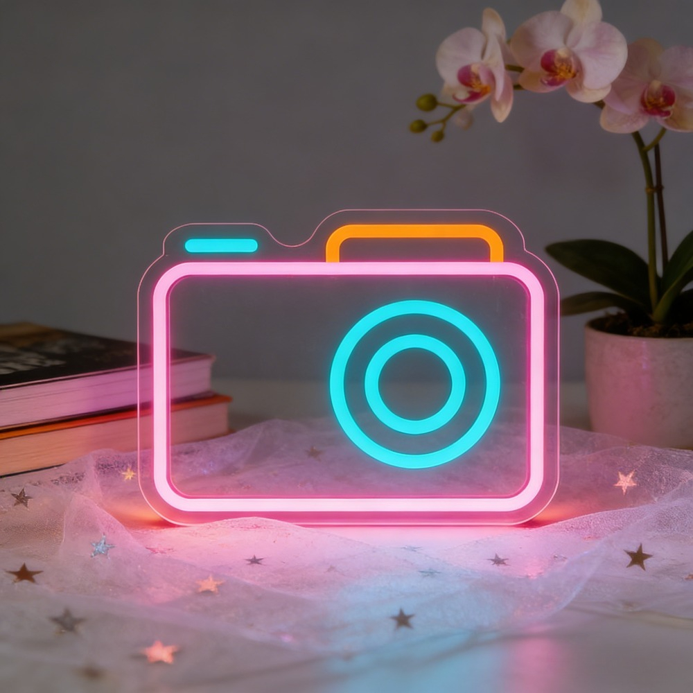 Photography Studio Lighting Set Up - 카메라 네온사인 LED 벽 장식 조명