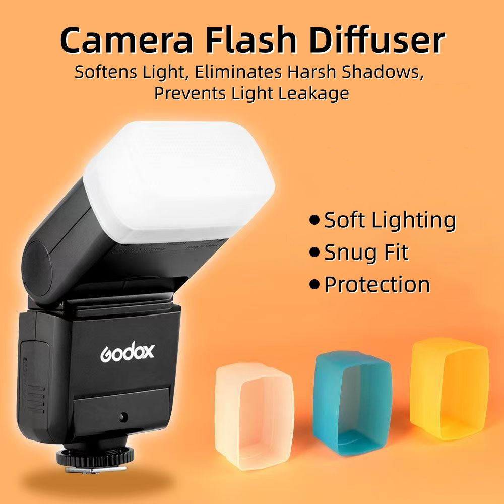 Photography Lighting Godox - 카메라 플래시 디퓨저 소프트박스 화이트 블루