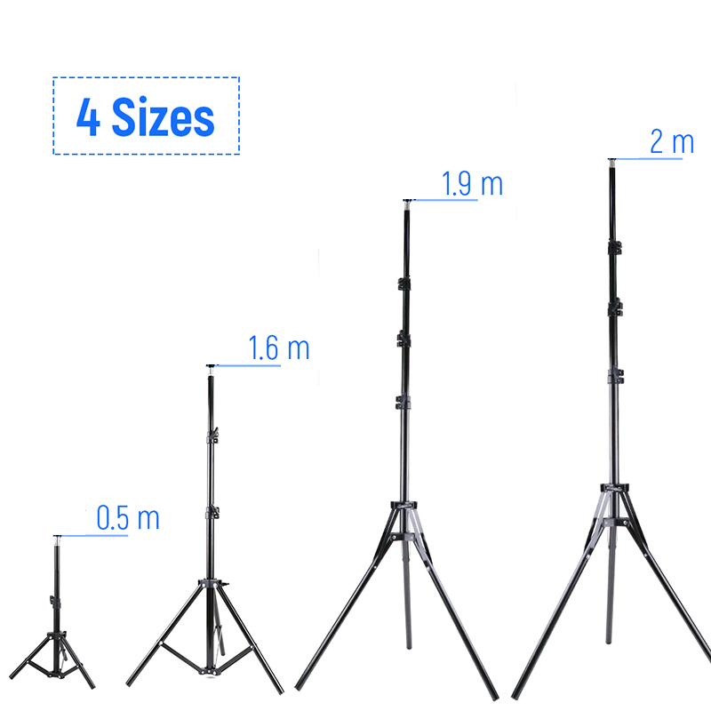 Photography Umbrella Lighting Kit - 200cm 160cm 50cm 사진 삼각대 라이트