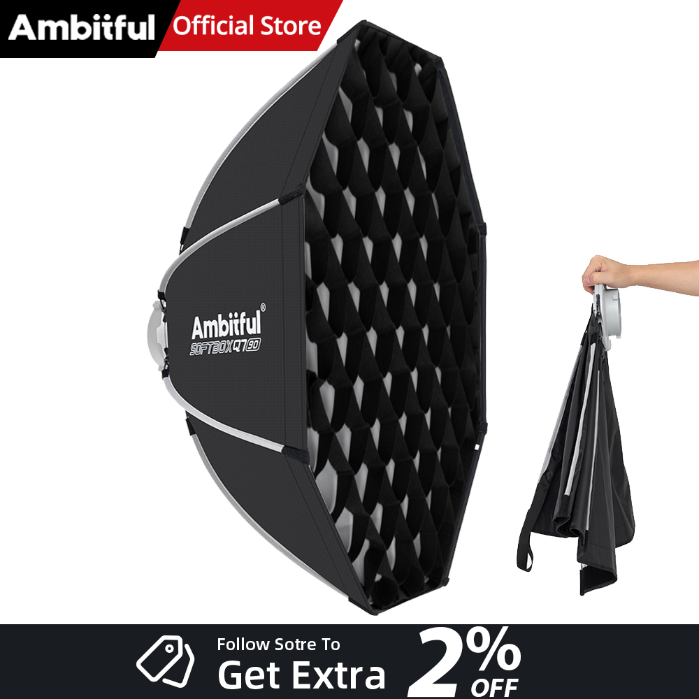 Photography Studio Lighting Set Up - AMBITFUL Q7II 55/65/90cm 보웬스 마운트 옥타곤