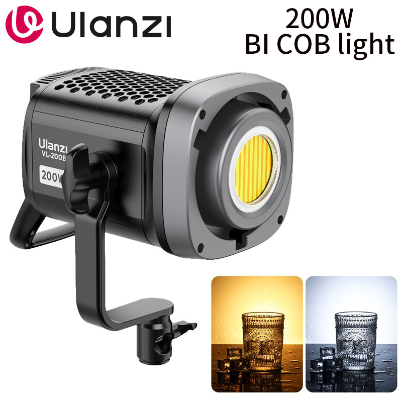 Photography Lighting Home - 울란지 VL-200Bi 200W 바이컬러 COB 비디오