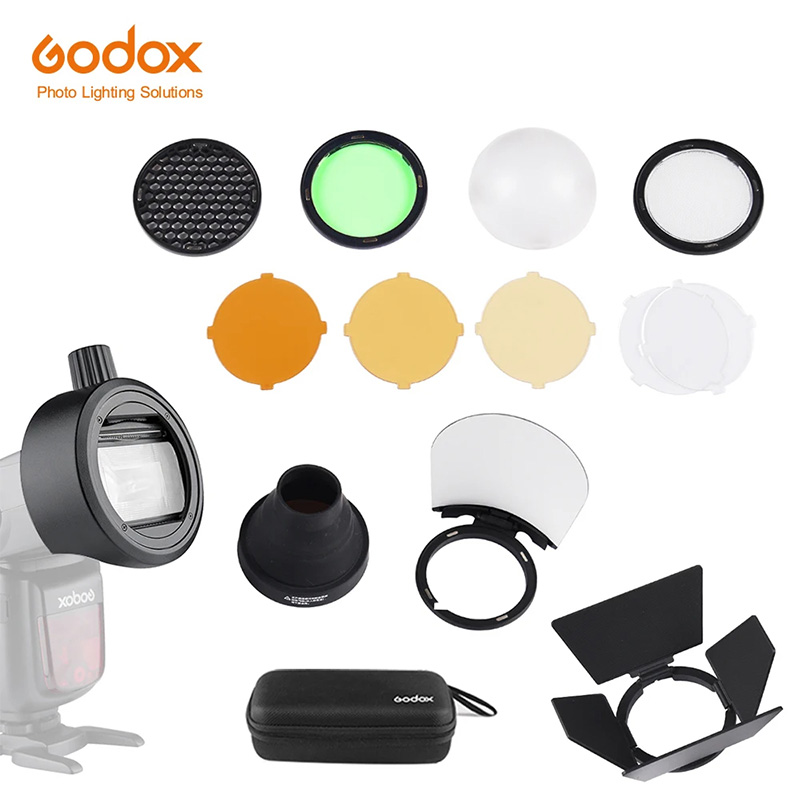 Photography Lighting Godox - Godox S-R2/AK-R1/BD07/H200R/AD-P/AD-L/EC200 플래시 스피드라이트 어댑터 AD200