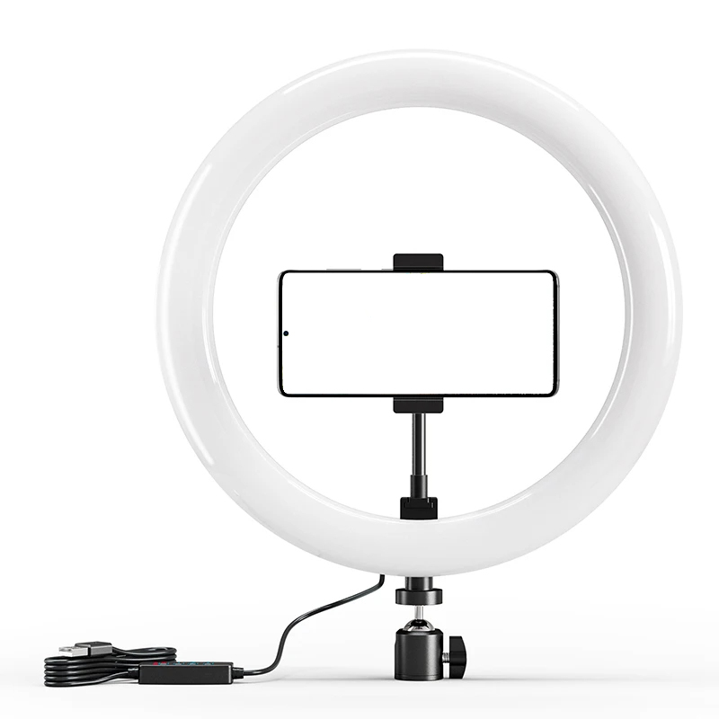 Photography Lighting Circle - 10 인치 LED Selfie 링 라이트