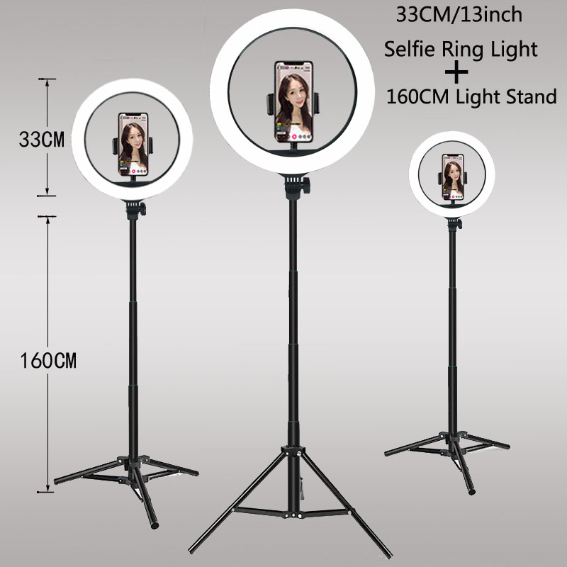 Photography Lighting Circle - 26 33CM 비디오 조명 디밍이 가능한