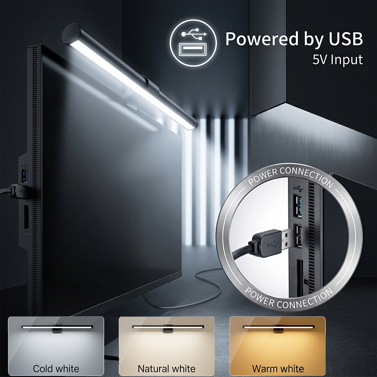USB 전원 LED 컴퓨터 스크린 걸이형 조명 바 30 - Photography Lighting Game 리뷰 및 가격