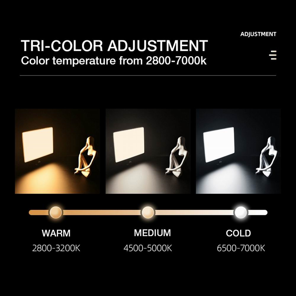 전문가용 바이컬러 LED 패널 2800K-7000K - - Photography Studio Lighting Set Up 리뷰 및 가격