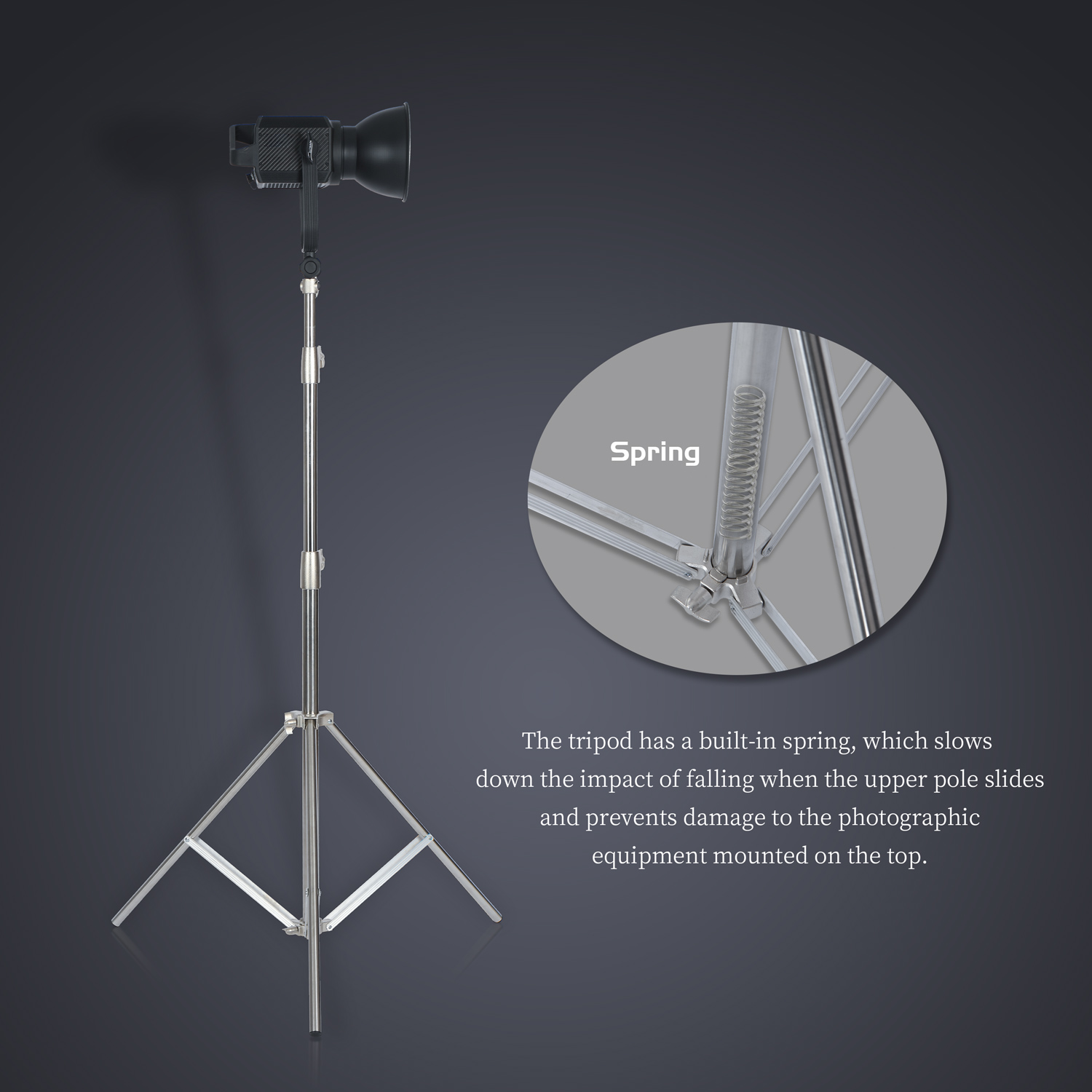 SH 2.8M 스테인레스 스틸 라이트 스탠드 헤비 듀티 - Photography Lightning 리뷰 및 가격