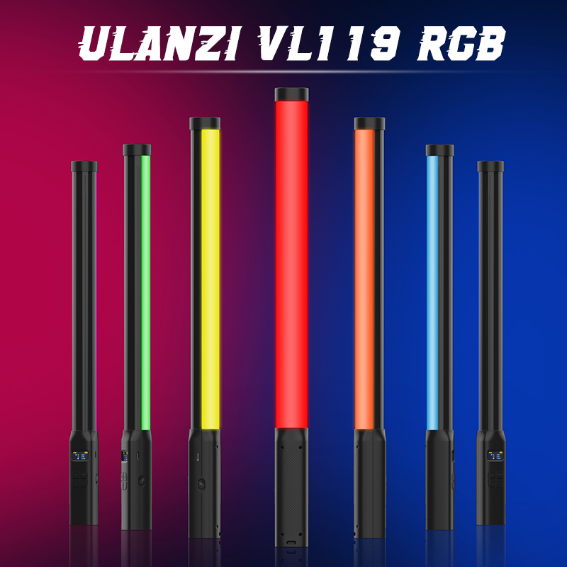 Ulanzi VL119 핸드 헬드 RGB 다채로운 스틱 - Photography Lighting Godox 리뷰 및 가격