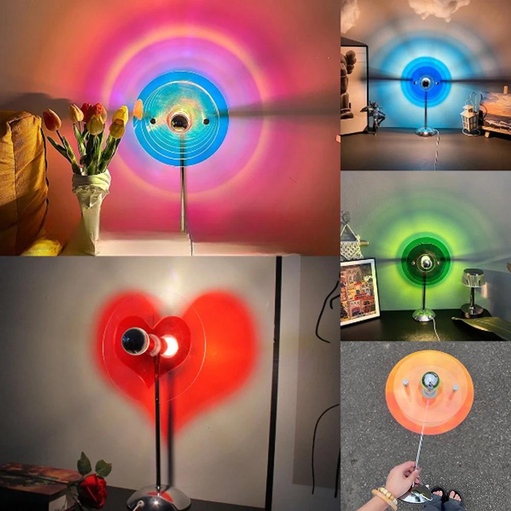 USB 테이블 램프 로맨틱 러브 프로젝터 램프 On/o - Photography Lighting No Shadows 리뷰 및 가격