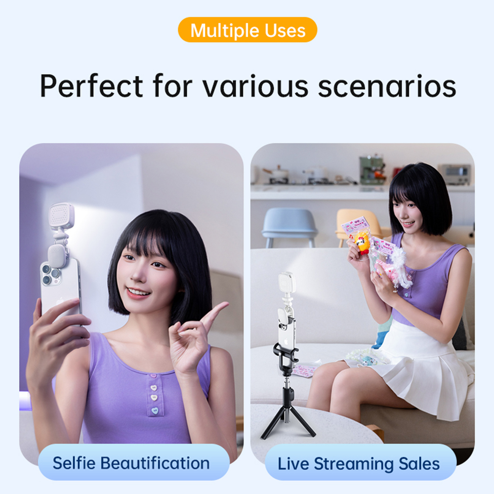 휴대용 LED 셀카 라이트 카메라 미니 보조광 충전식  - Photography Lightning 리뷰 및 가격