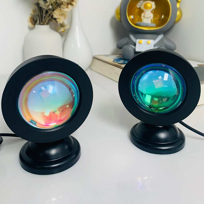 LED USB 선셋 램프 프로젝터, 홈 데코 야간 조명 - Photography Lighting Home 리뷰 및 가격