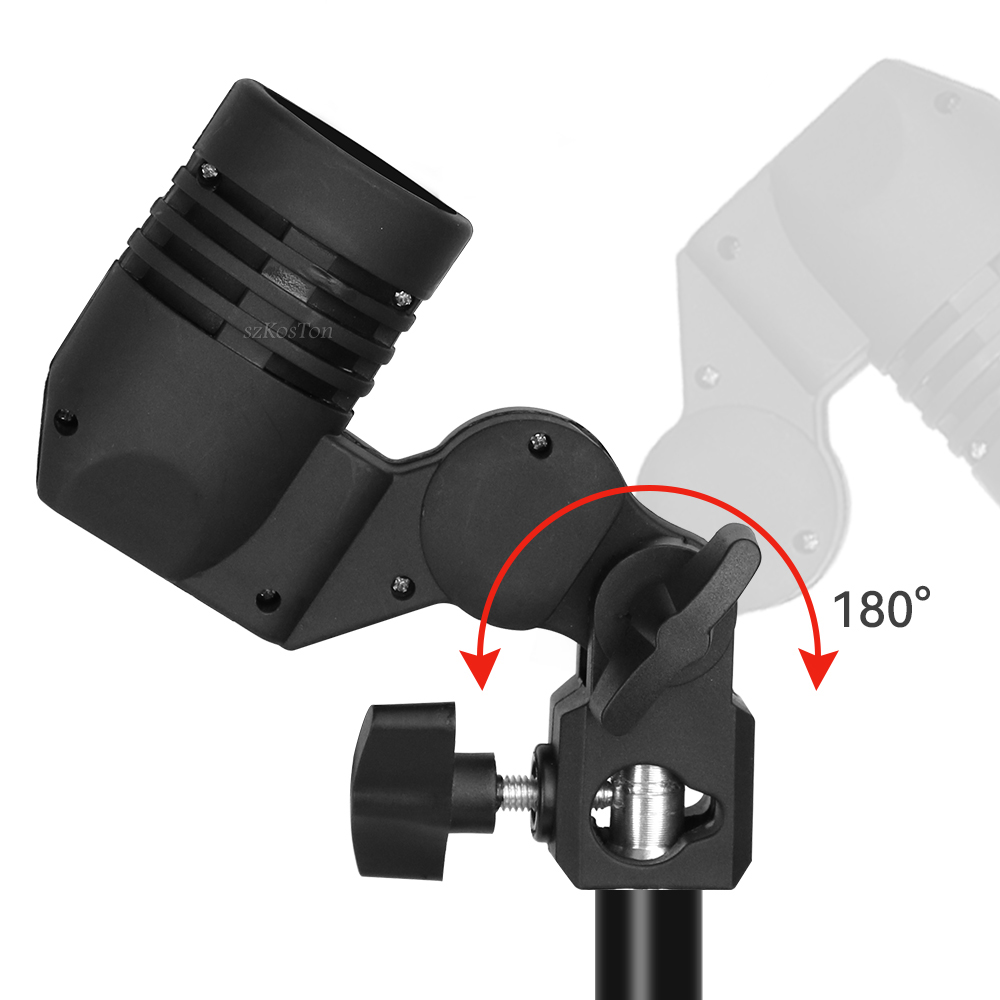 단일 헤드 전구 홀더 E27 소켓 플래시 우산 브래킷  - Photography Umbrella Lighting Kit 리뷰 및 가격