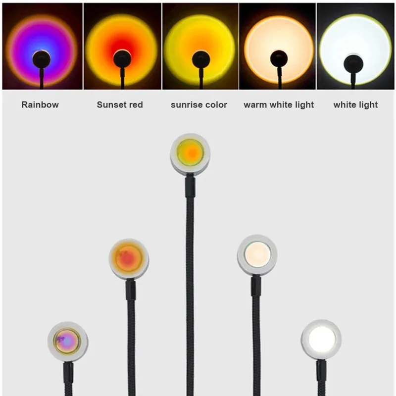 프로젝션 램프 USB 일몰 무지개 분위기 야간 조명 일 - Photography Lighting Wall 리뷰 및 가격