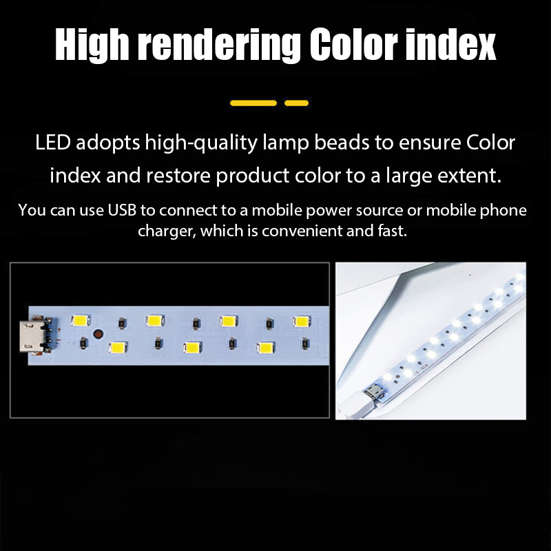 20cm 휴대용 포토박스 사진 촬영 접이식 LED 조명 - Photography Lightning 리뷰 및 가격