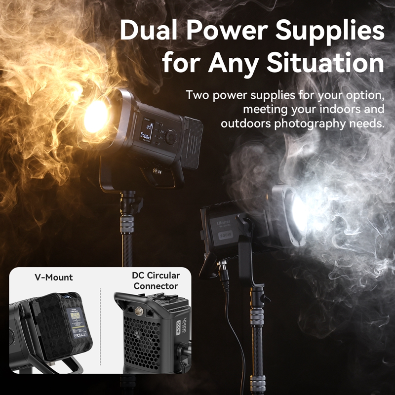 울란지 VL-200Bi 200W 바이컬러 COB 비디오 - Photography Lighting Home 리뷰 및 가격