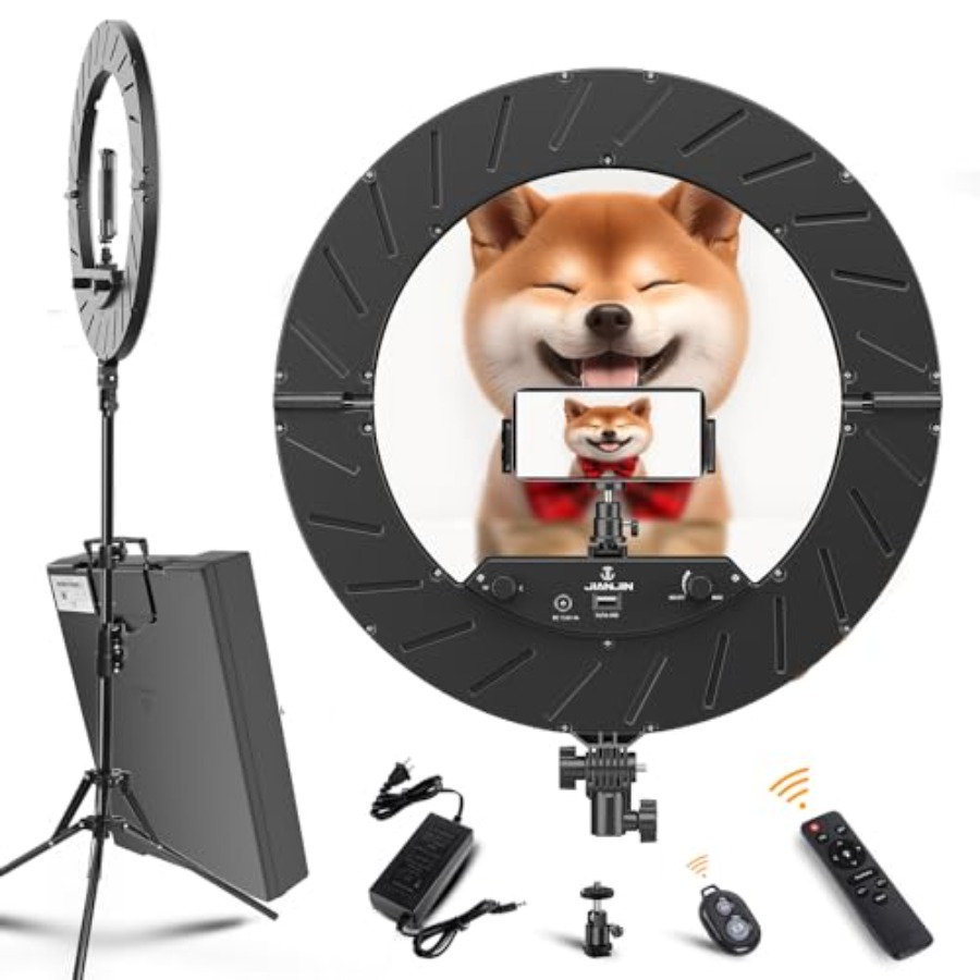 링 라이트 18인치 키트, 55W 6700k 디밍 가능 - Led Ring Light 18 리뷰 및 가격