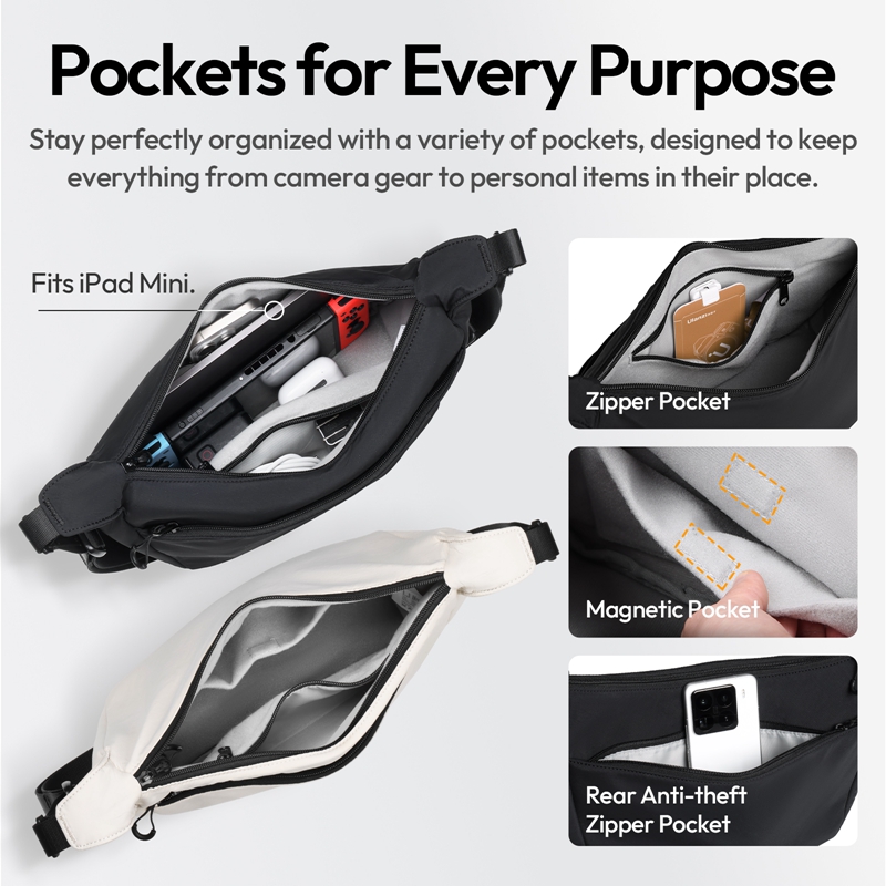 Ulanzi HMN1 Lunar Sling Bag 화이 - Photography Lighting Indoor 리뷰 및 가격