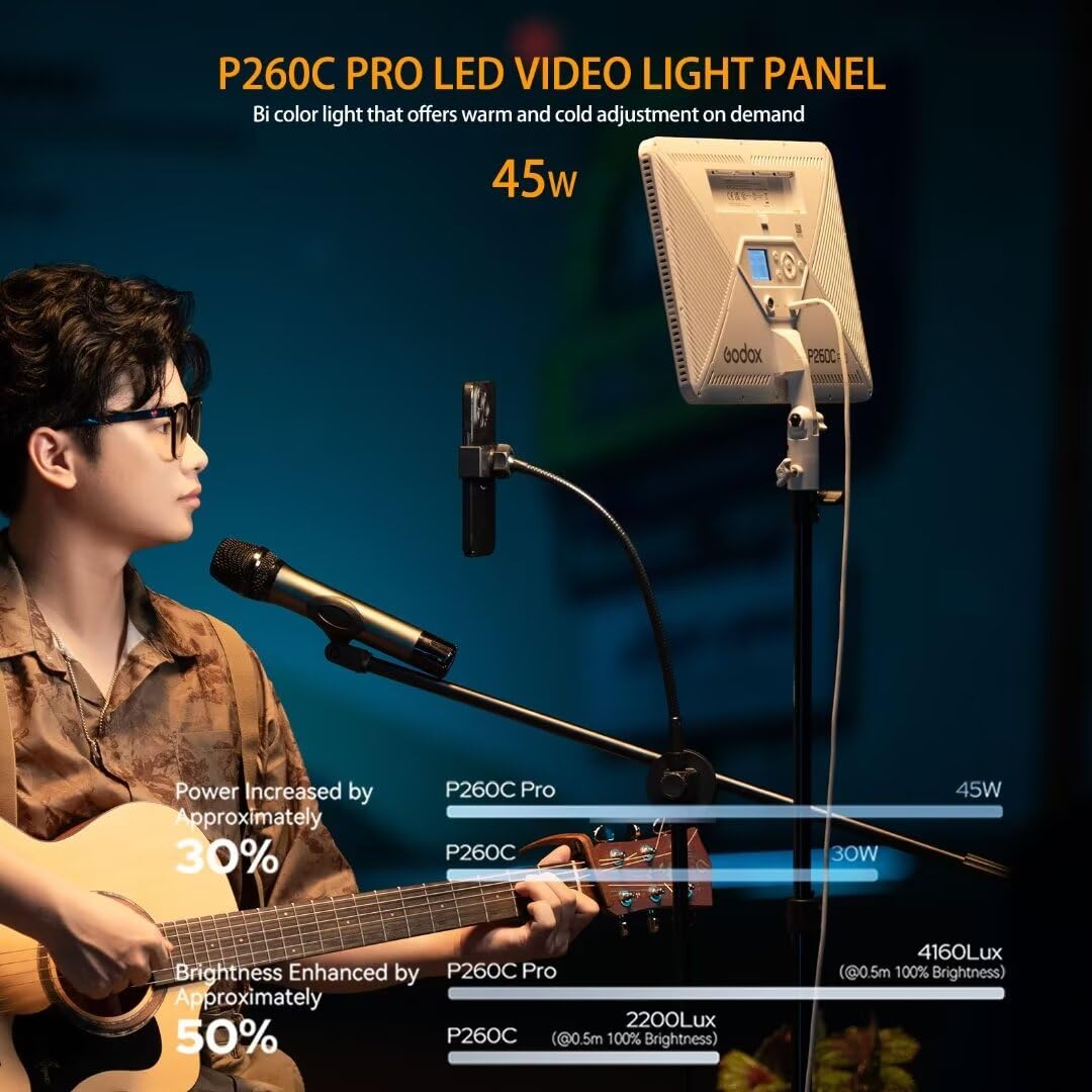 Godox P260C Pro LED 비디오 라이트 패널 - Photography Lighting Godox 리뷰 및 가격