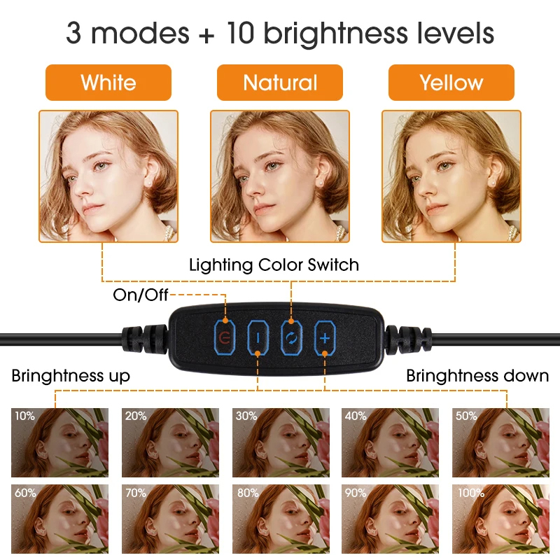 10 인치 LED Selfie 링 라이트 서클 필 라이 - Photography Lighting Circle 리뷰 및 가격