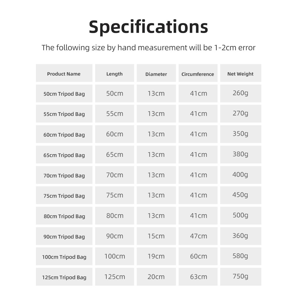 55/60/65/70/75/80/100/125cm 패딩 - Photography Lighting Indoor 리뷰 및 가격