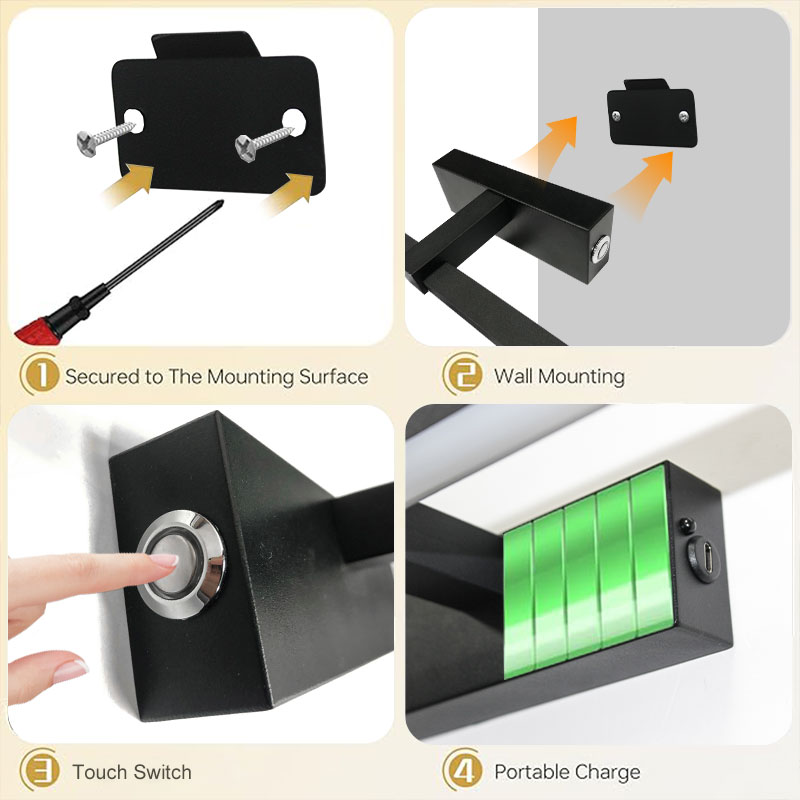 벽걸이용 디밍 가능 LED 그림 조명 5200mAh 3 - Photography Lighting Wall 리뷰 및 가격