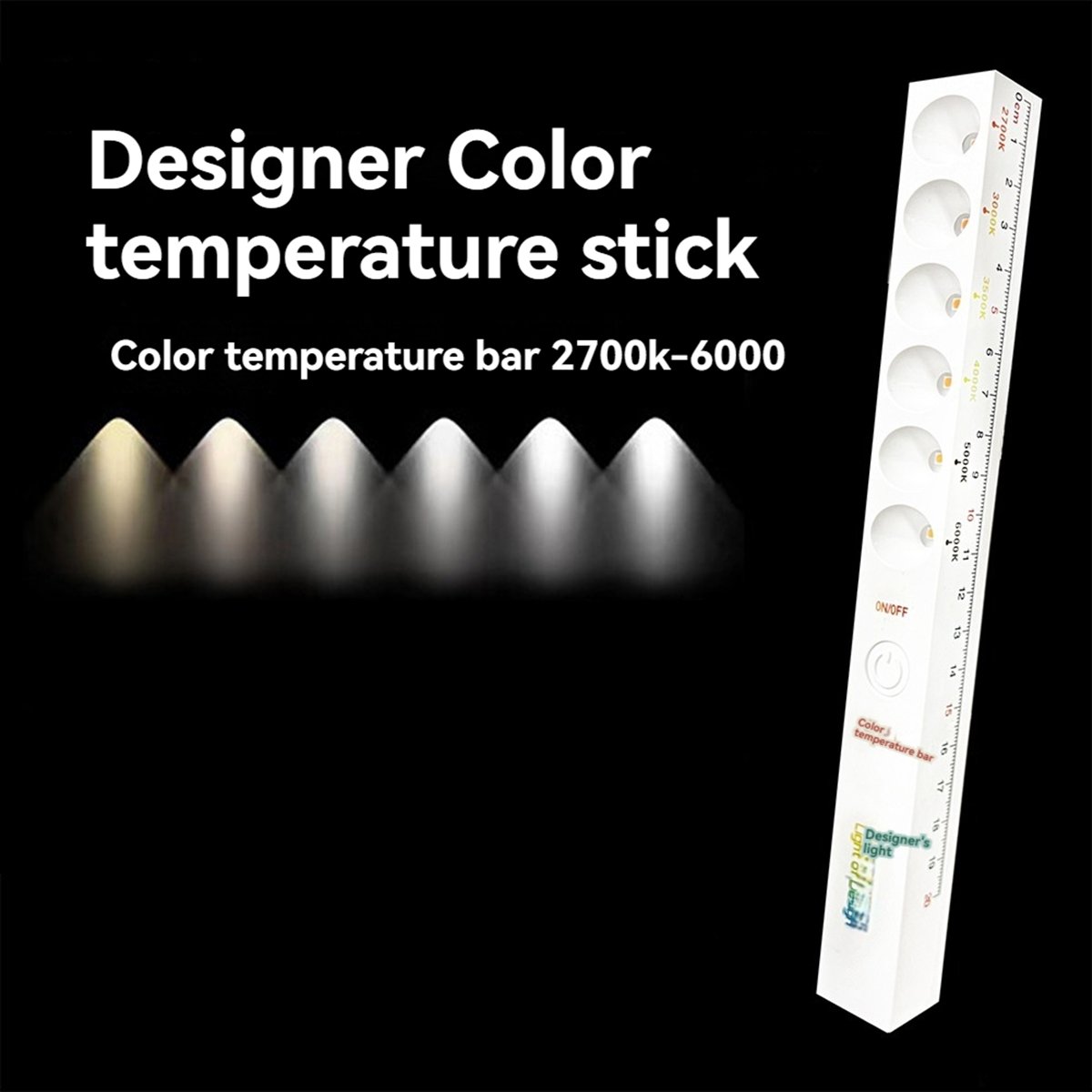 9월 6모드 색온도 램프 스틱 충전식 2700K-600 - Photography Lighting Stick 리뷰 및 가격