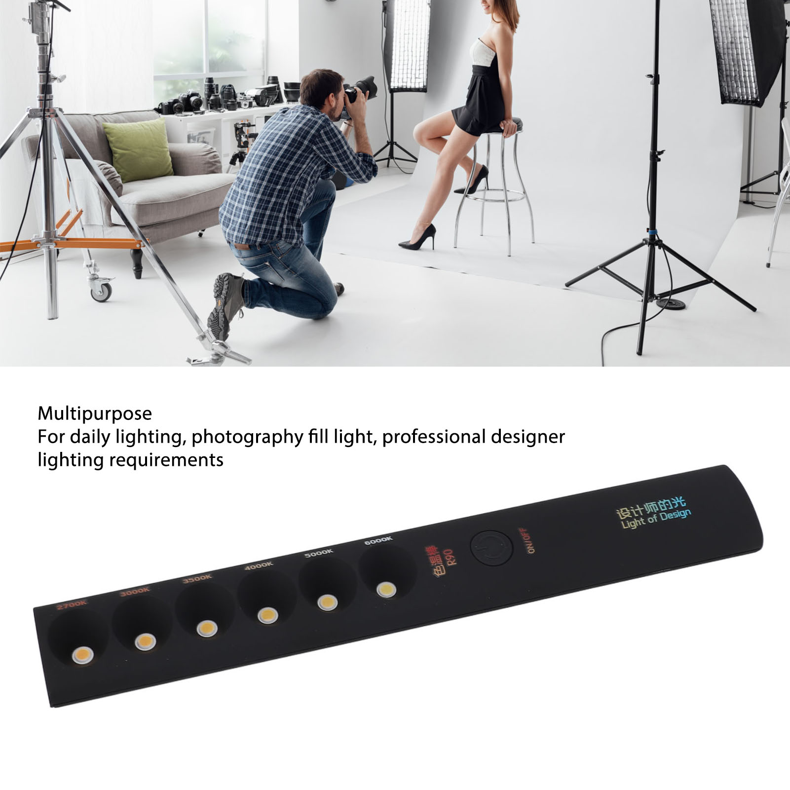 비디오 라이트 완드 휴대용 색온도 램프 스틱 전문가용  - Photography Lighting Stick 리뷰 및 가격