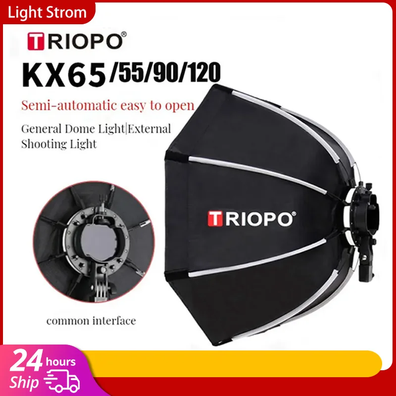 TRIOPO KX 65cm 90cm 소프트박스 팔각형  - Photography Lighting Godox 리뷰 및 가격