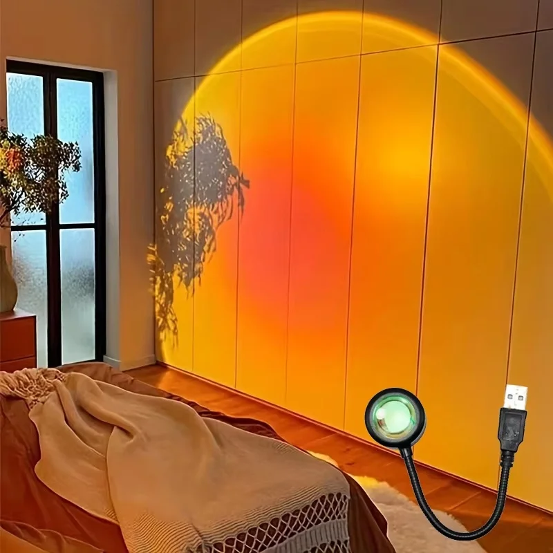 미니 USB ED 일몰 램프 야간 조명 USB 프로젝터 - Photography Lighting Wall 리뷰 및 가격